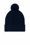 UC413 Pom Pom Beanie Navy colour image